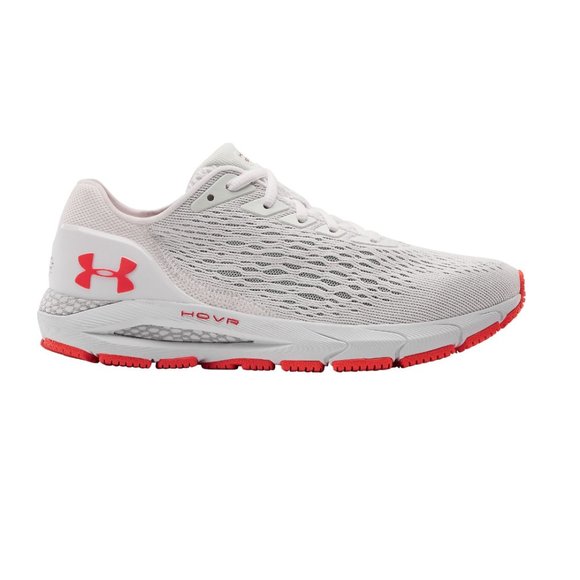 Women's Under Armour White/Orange HOVR™ Sonic 3 Running Shoe - Picture 1 of 12